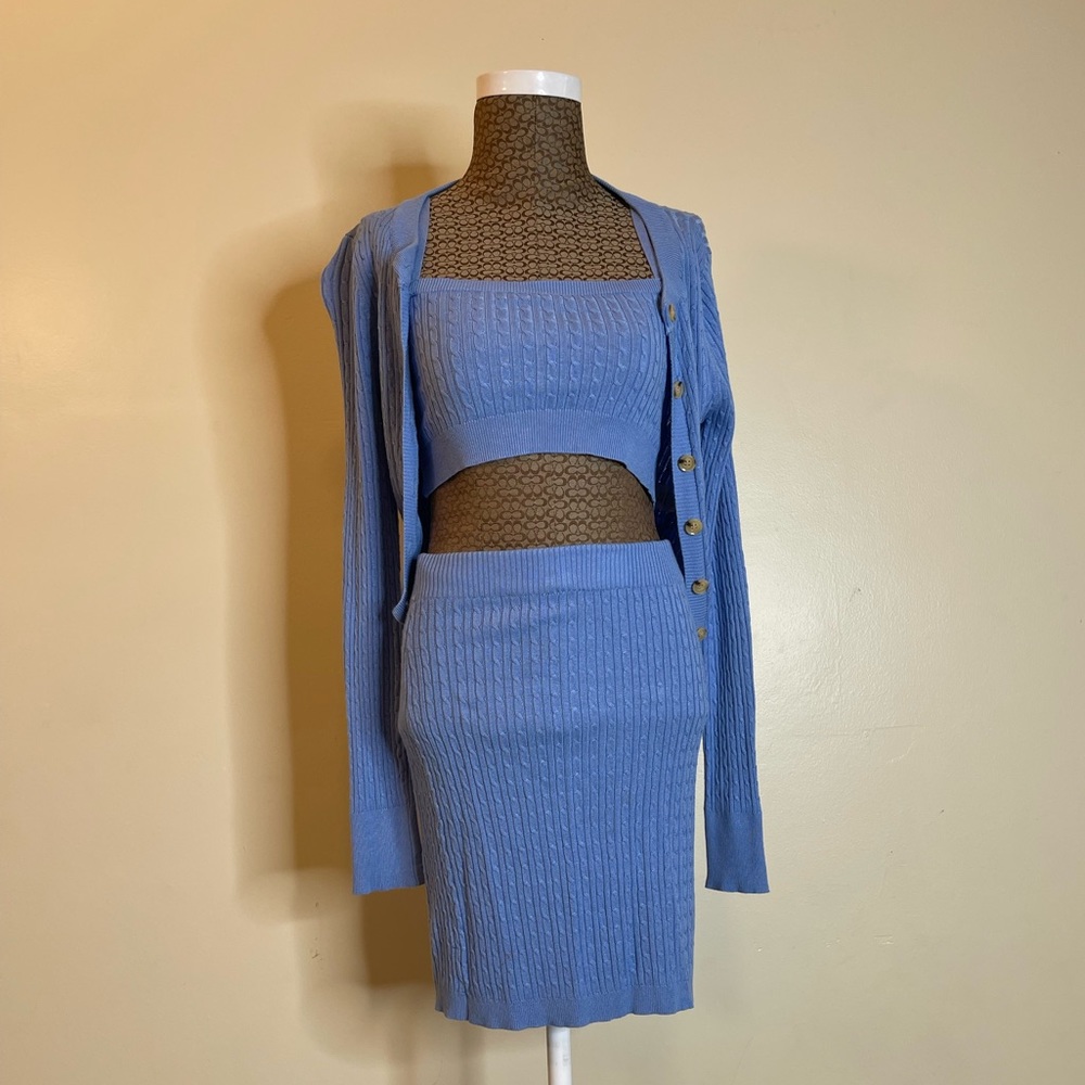 3 piece skirt set